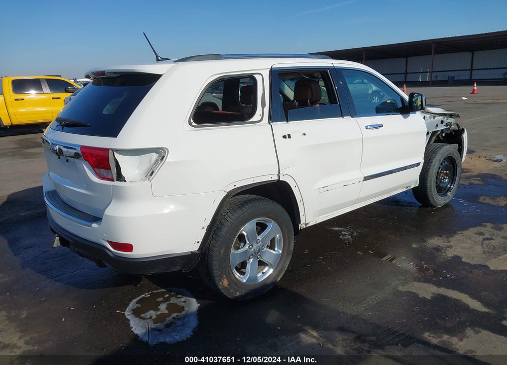 2012 CHEROKEE JEEP GRAND  OVERLAND VIN: 1C4RJFCT3CC263471