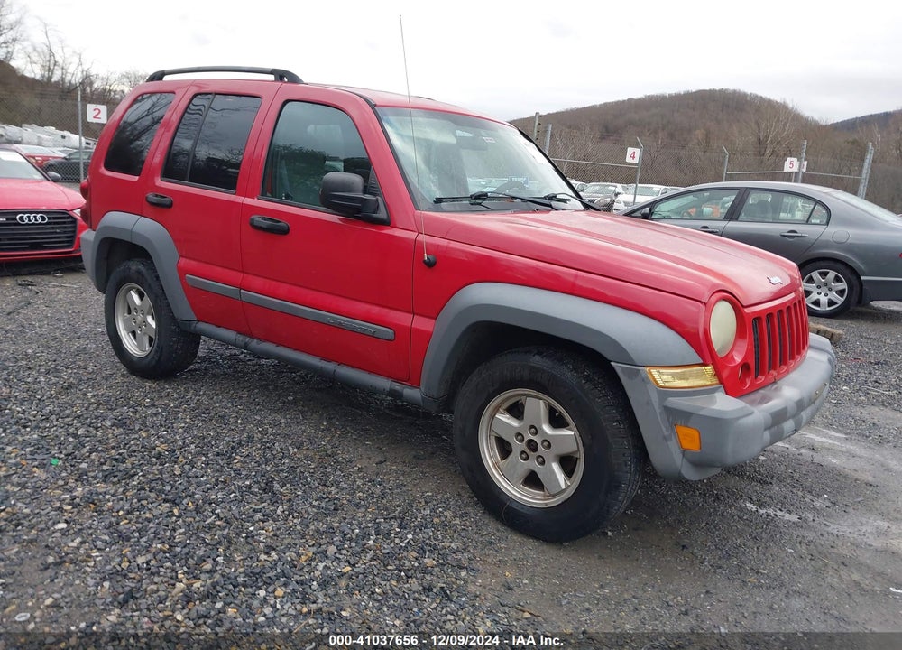 2005 JEEP LIBERTY SPORT VIN: 1J4GL48K95W538889