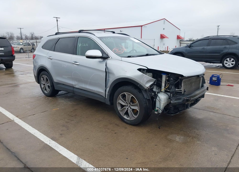 2014 HYUNDAI SANTA FE GLS VIN: KM8SN4HF4EU060952