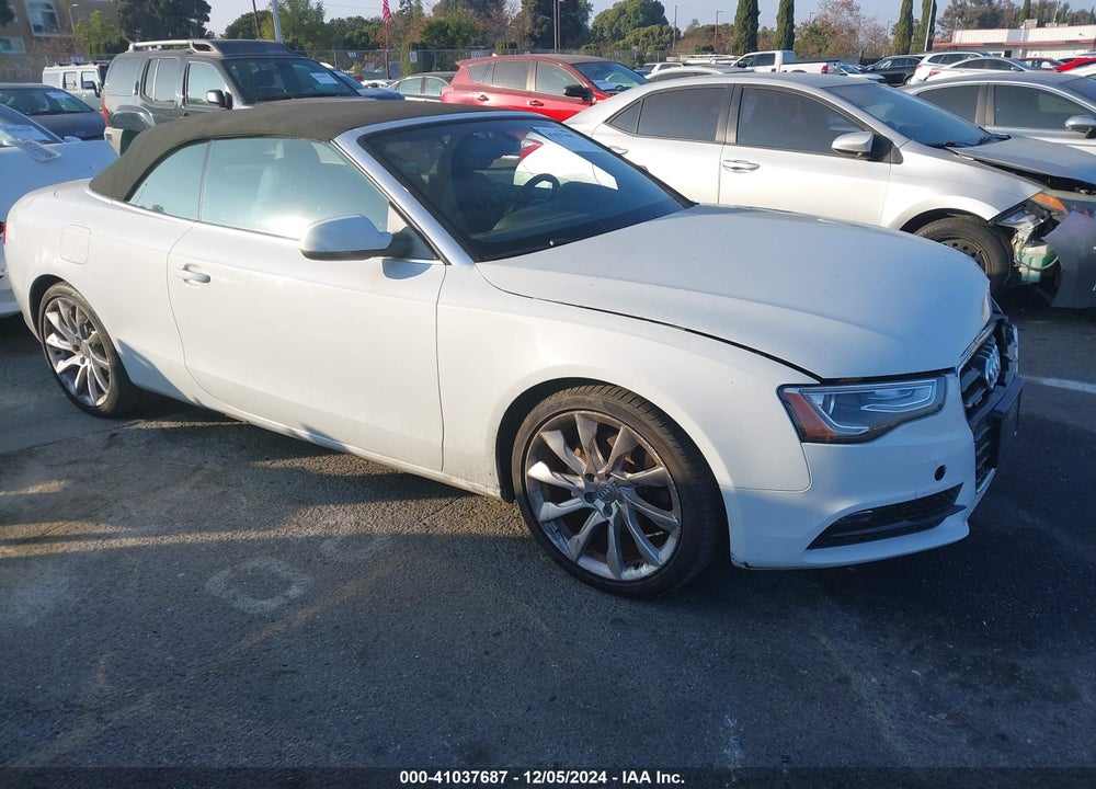 2013 AUDI A5 2.0T PREMIUM VIN: WAULFAFH7DN008939