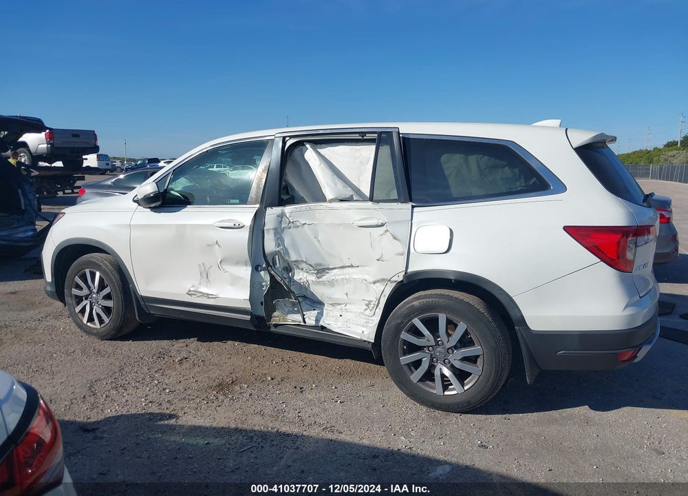 2021 HONDA PILOT 2WD EX-L VIN: 5FNYF5H51MB041873