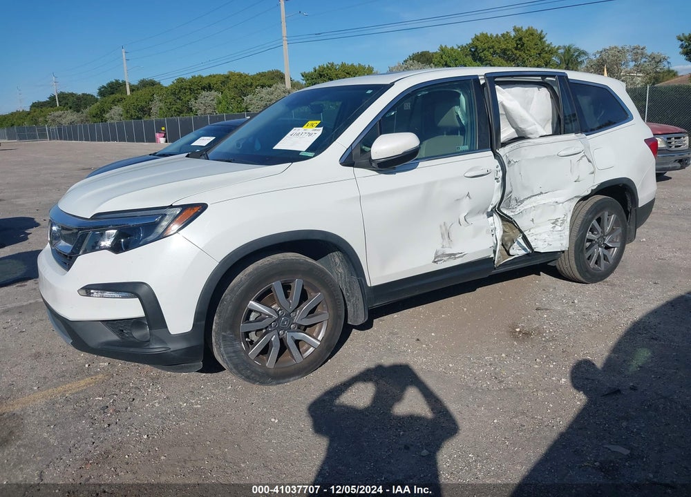 2021 HONDA PILOT 2WD EX-L VIN: 5FNYF5H51MB041873