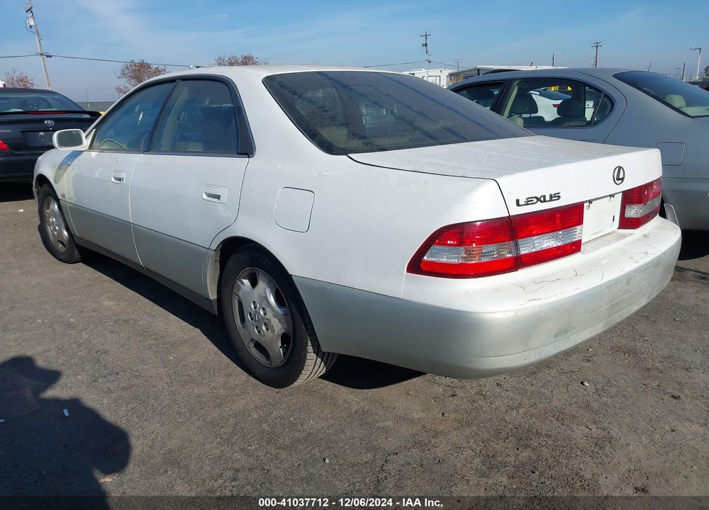 2000 LEXUS ES 300 VIN: JT8BF28G2Y5097252