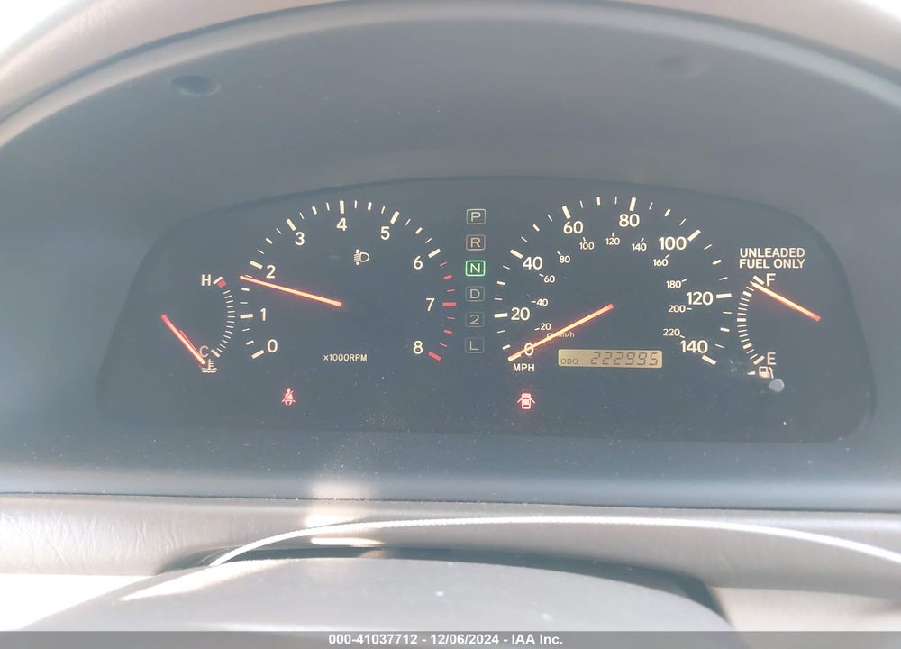2000 LEXUS ES 300 VIN: JT8BF28G2Y5097252