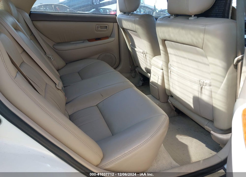2000 LEXUS ES 300 VIN: JT8BF28G2Y5097252