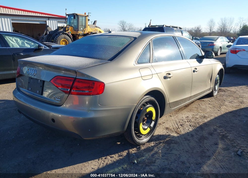 2009 AUDI A4 2.0T PREMIUM VIN: WAUSF78K89N036814