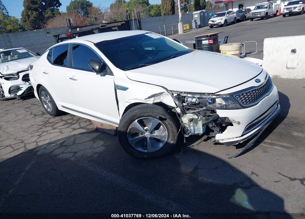 2016 KIA OPTIMA HYBRID VIN: KNAGM4AD9G5099651