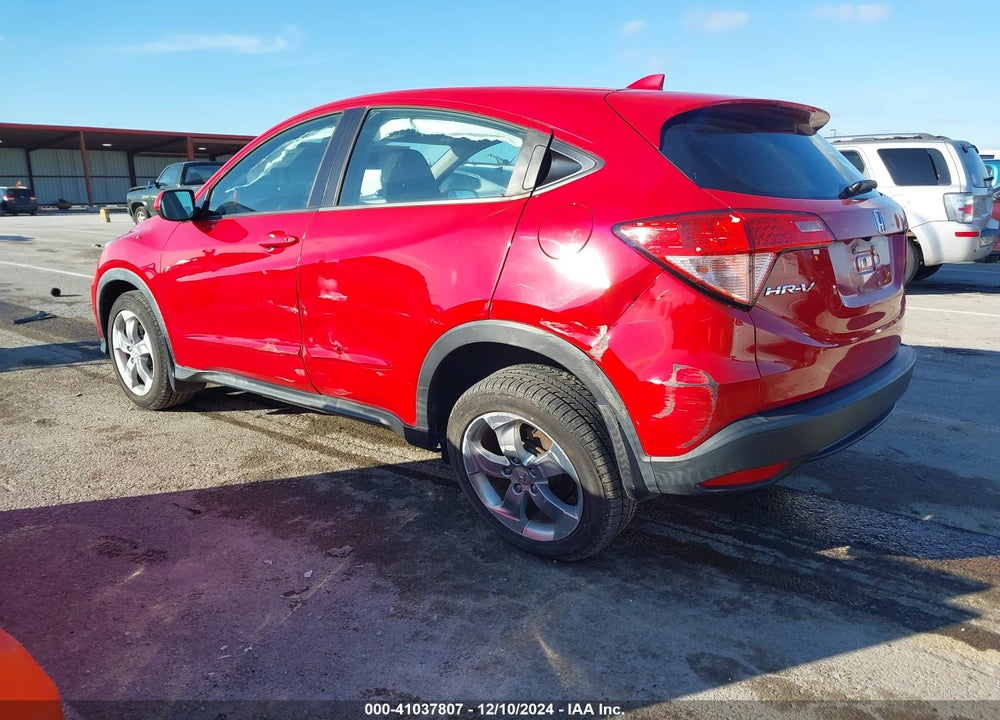 2016 HONDA HR-V LX VIN: 3CZRU6H32GM764530