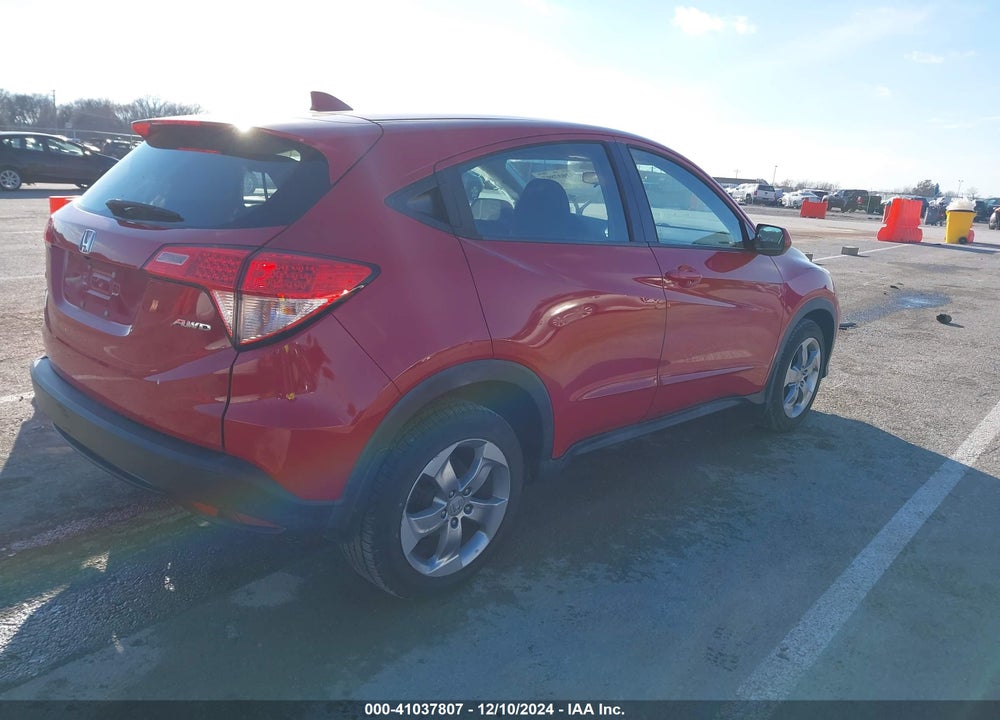 2016 HONDA HR-V LX VIN: 3CZRU6H32GM764530