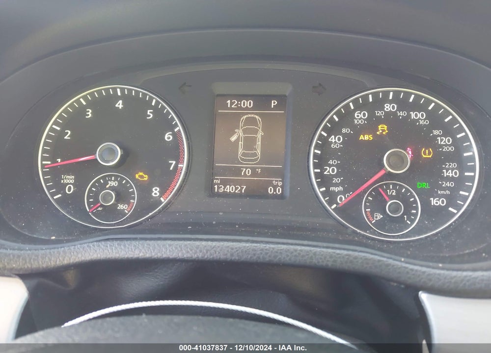 2013 VOLKSWAGEN PASSAT 2.5L SE VIN: 1VWBH7A32DC000781