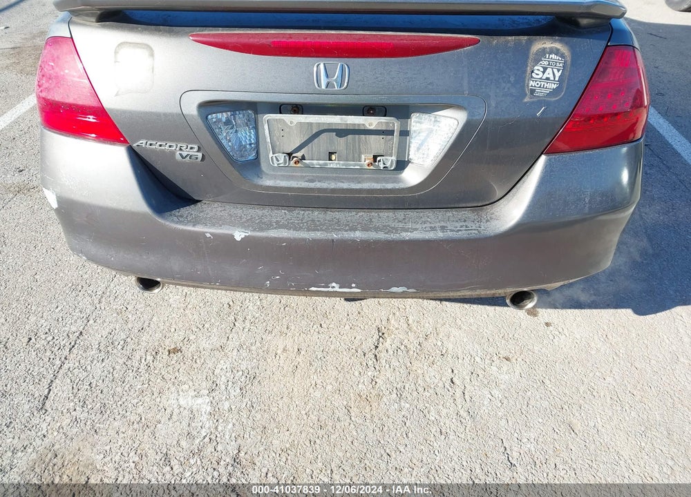 2006 HONDA ACCORD VIN: 1HGCM66586A075640