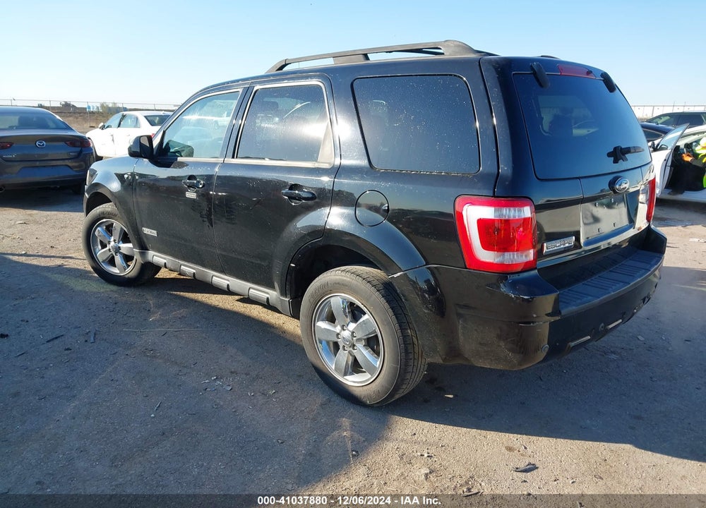 2008 FORD ESCAPE LIMITED VIN: 1FMCU04118KE60655
