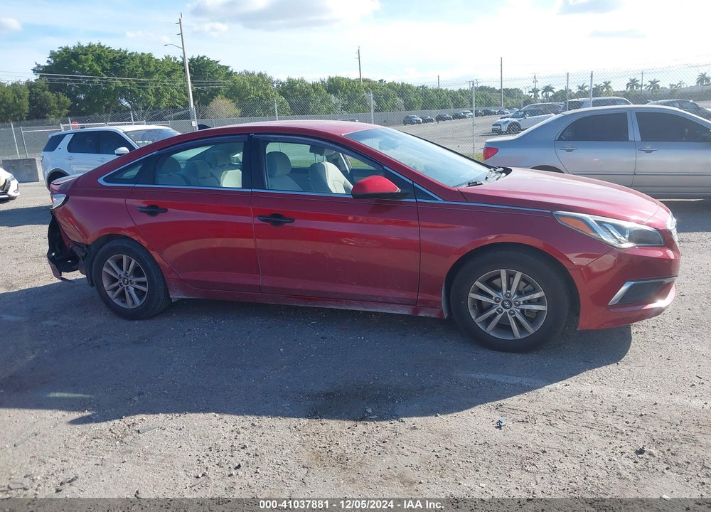 2017 HYUNDAI SONATA SE VIN: 5NPE24AF2HH473827