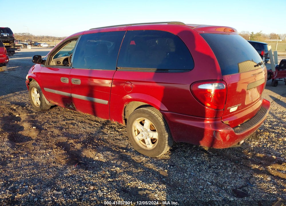 2007 DODGE GRAND CARAVAN SE VIN: 1D4GP24R77B184451