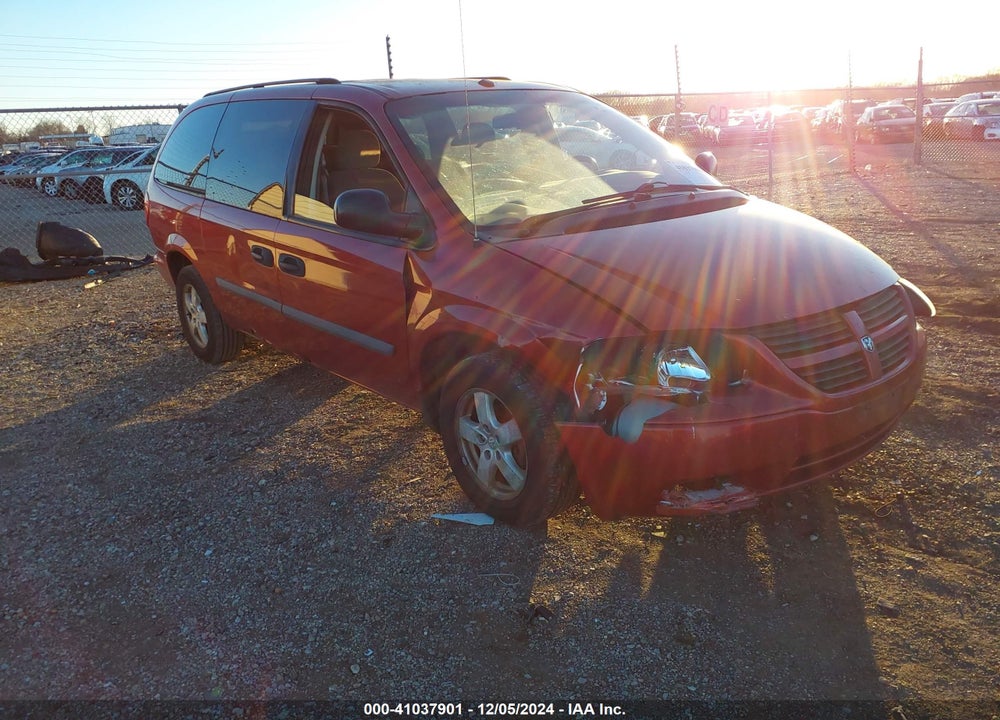 2007 DODGE GRAND CARAVAN SE VIN: 1D4GP24R77B184451
