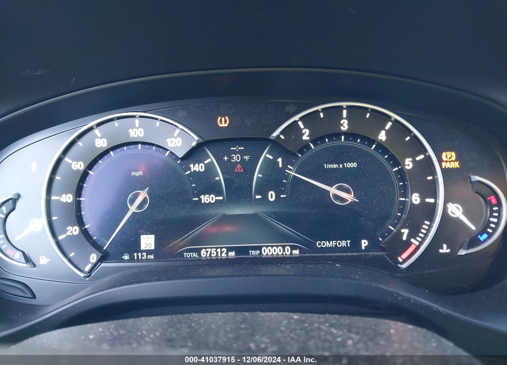 2019 BMW X3 XDRIVE30I VIN: 5UXTR9C50KLE14123