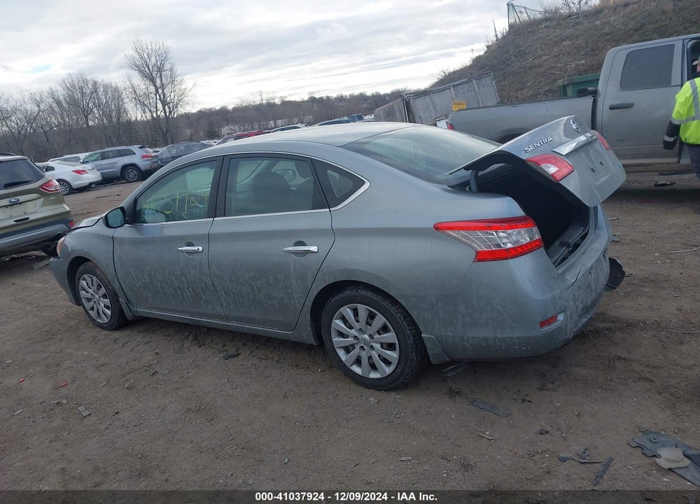 2013 NISSAN SENTRA S VIN: 3N1AB7AP7DL783400