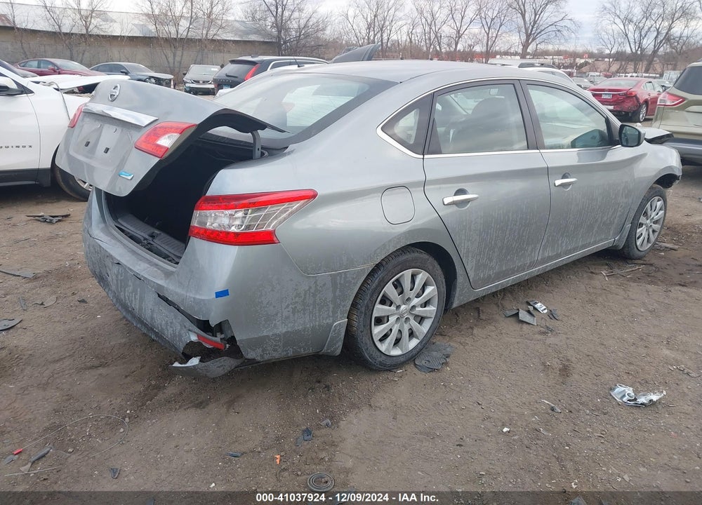 2013 NISSAN SENTRA S VIN: 3N1AB7AP7DL783400