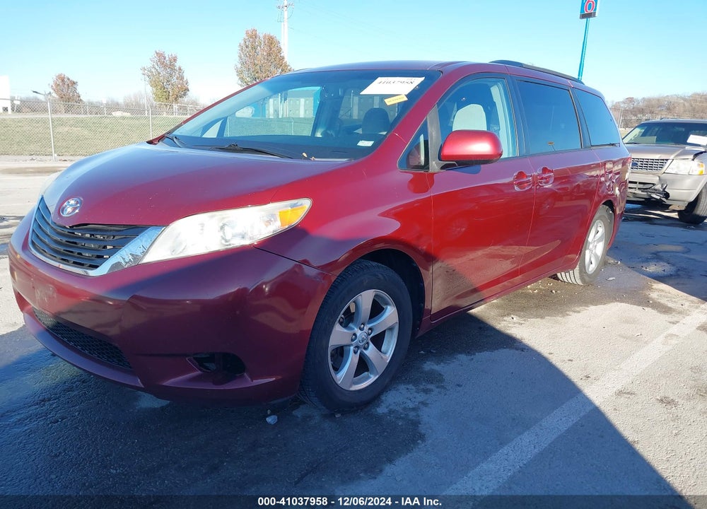 2011 TOYOTA SIENNA LE V6 VIN: 5TDKK3DCXBS023407