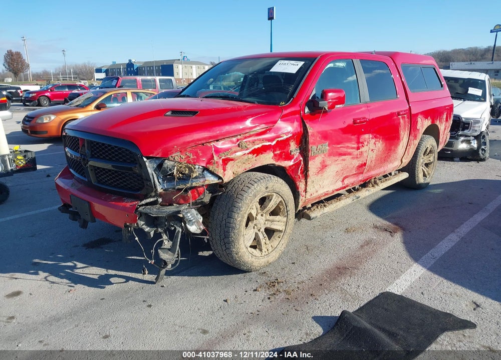 2017 RAM 1500 NIGHT 4X4 5'7 BOX VIN: 1C6RR7MT5HS771751