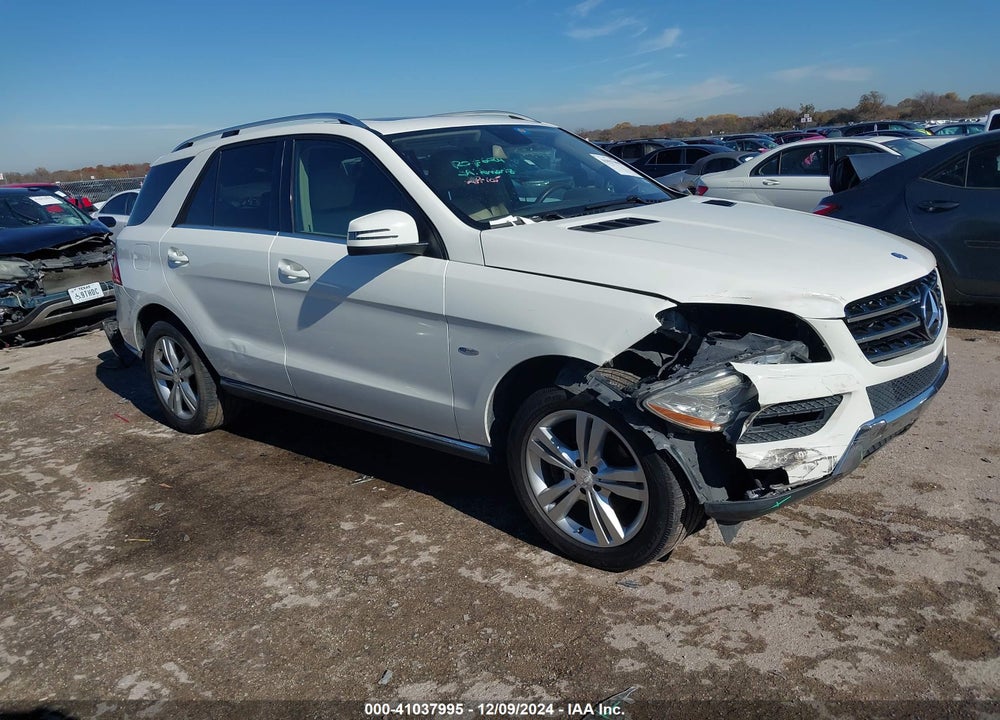 2012 MERCEDES-BENZ ML 350 4MATIC VIN: 4JGDA5HB9CA060242