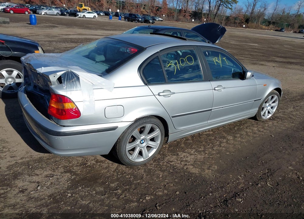 2003 BMW 325I VIN: WBAEV33433KL58805