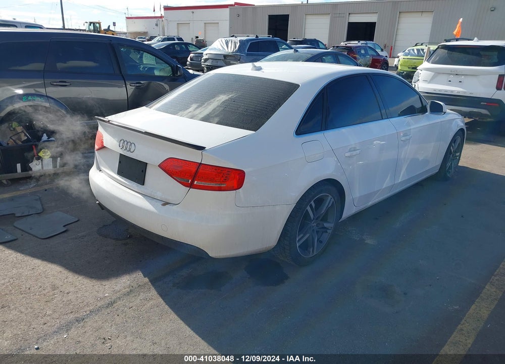 2012 AUDI A4 VIN: WAUBFAFL1CN003959