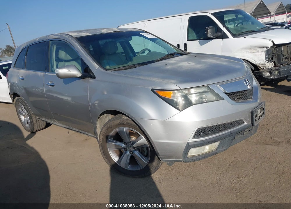 2013 ACURA MDX TECHNOLOGY PACKAGE VIN: 2HNYD2H30DH502875
