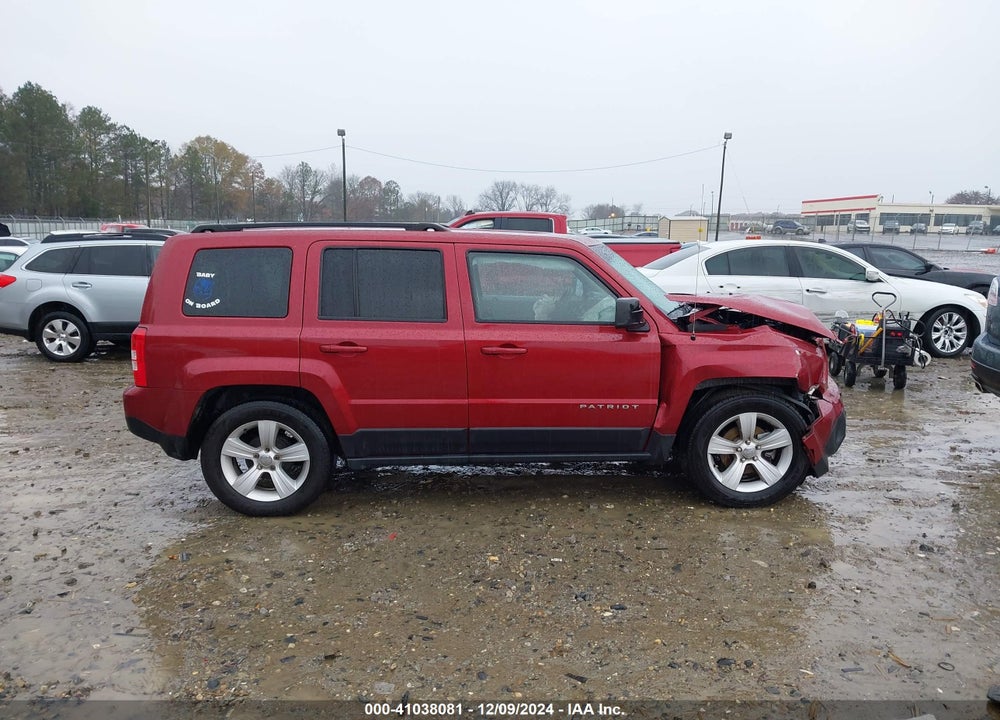 2014 JEEP PATRIOT SPORT VIN: 1C4NJPBB6ED853304