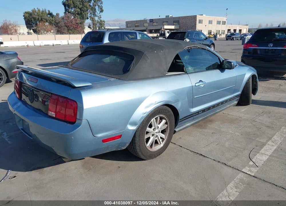 2006 FORD MUSTANG V6 VIN: 1ZVFT84N665230270