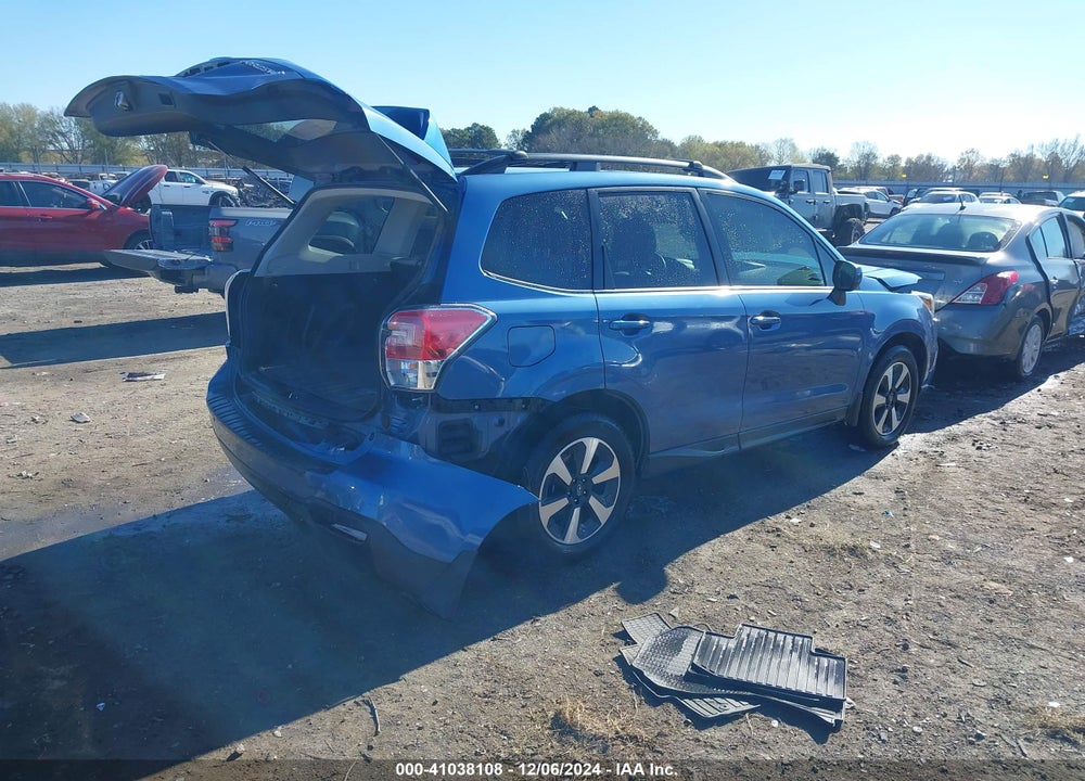 2018 SUBARU FORESTER 2.5I PREMIUM VIN: JF2SJAEC6JH616448