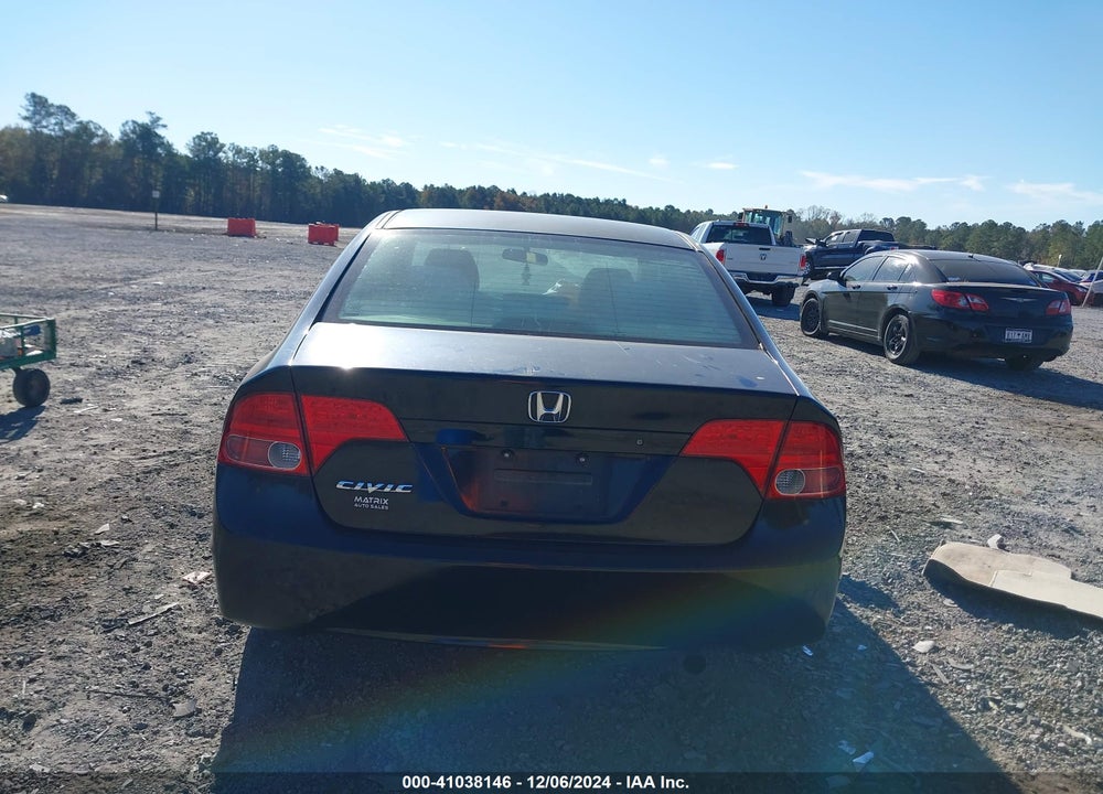 2006 HONDA CIVIC LX VIN: 2HGFA16526H508248