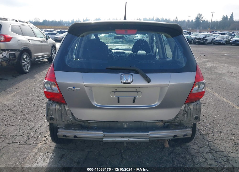 2007 HONDA FIT SPORT VIN: JHMGD38617S066664