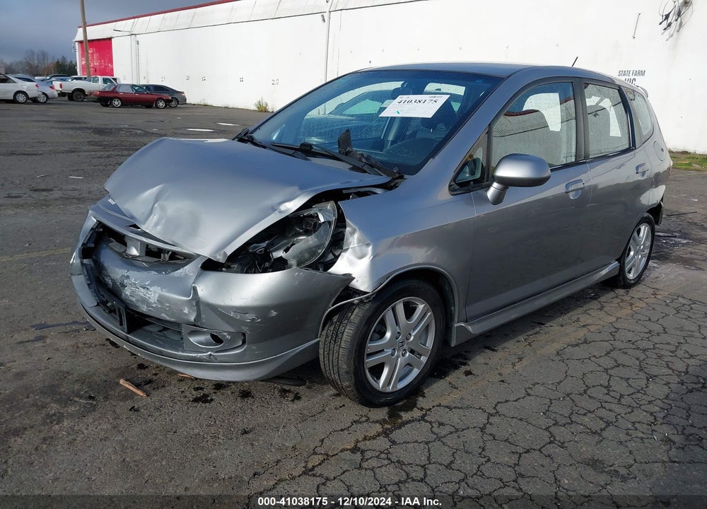 2007 HONDA FIT SPORT VIN: JHMGD38617S066664