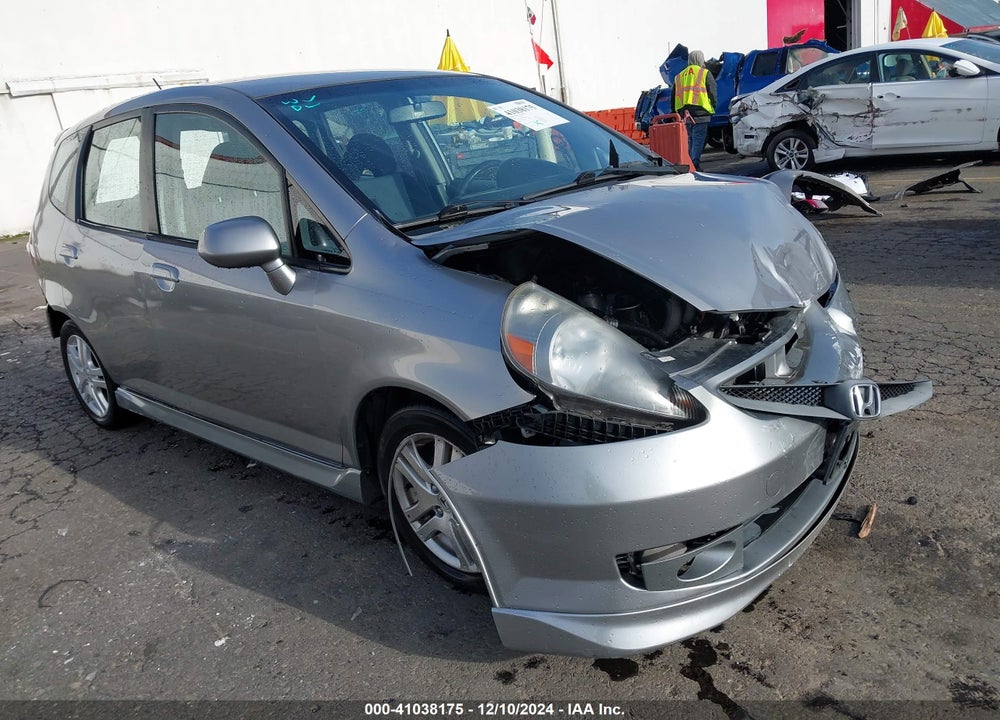 2007 HONDA FIT SPORT VIN: JHMGD38617S066664