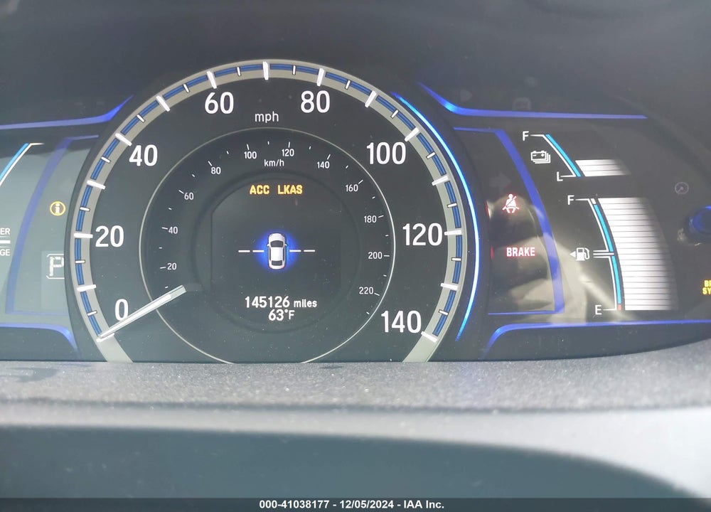 2017 HONDA ACCORD HYBRID EX-L VIN: JHMCR6F5XHC024937