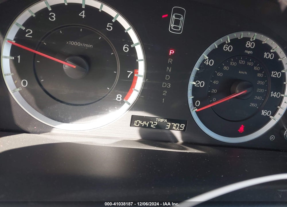 2012 HONDA ACCORD 2.4 SE VIN: 1HGCP2F62CA210504