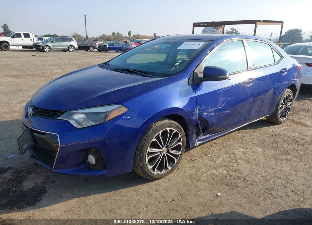 2016 TOYOTA COROLLA S PREMIUM VIN: 5YFBURHE9GP426920
