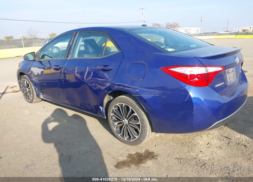 2016 TOYOTA COROLLA S PREMIUM VIN: 5YFBURHE9GP426920