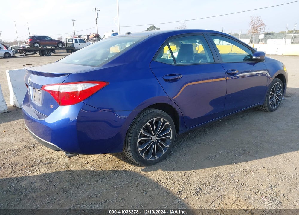 2016 TOYOTA COROLLA S PREMIUM VIN: 5YFBURHE9GP426920