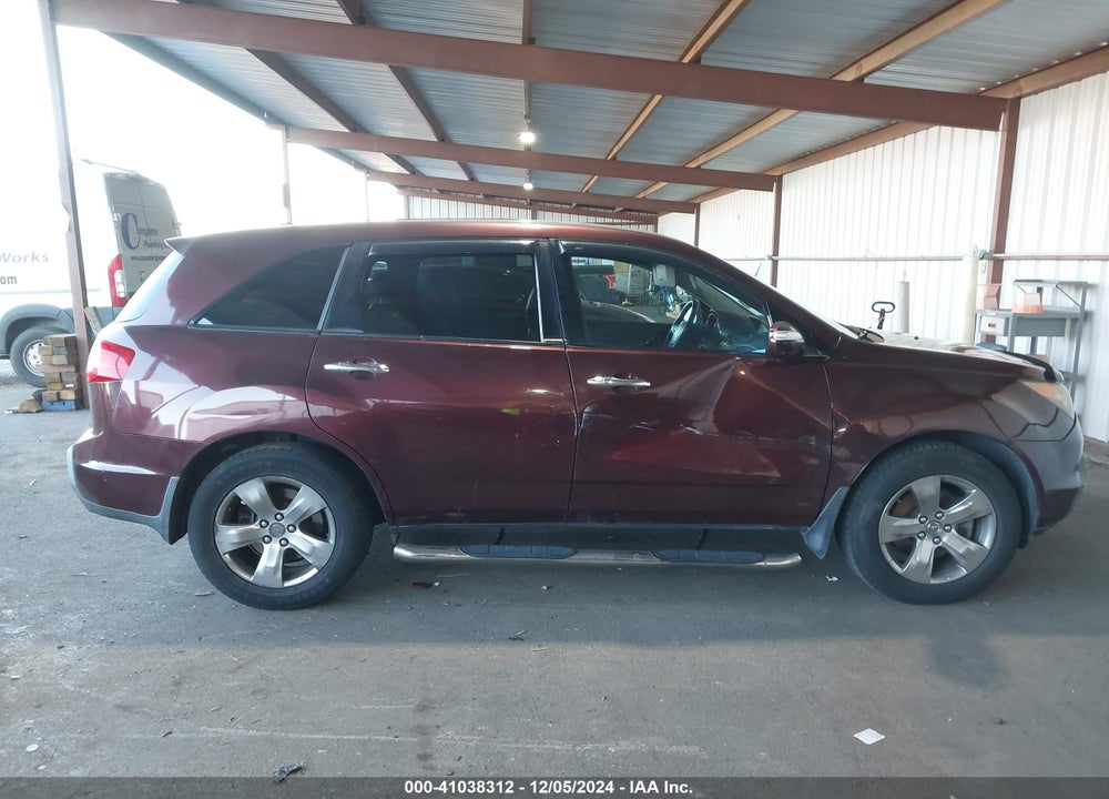 2007 ACURA MDX SPORT PACKAGE VIN: 2HNYD288X7H553140