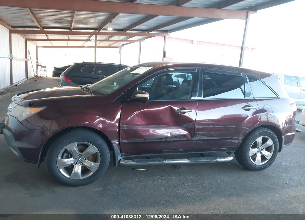 2007 ACURA MDX SPORT PACKAGE VIN: 2HNYD288X7H553140