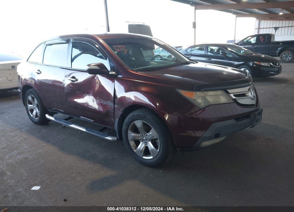 2007 ACURA MDX SPORT PACKAGE VIN: 2HNYD288X7H553140