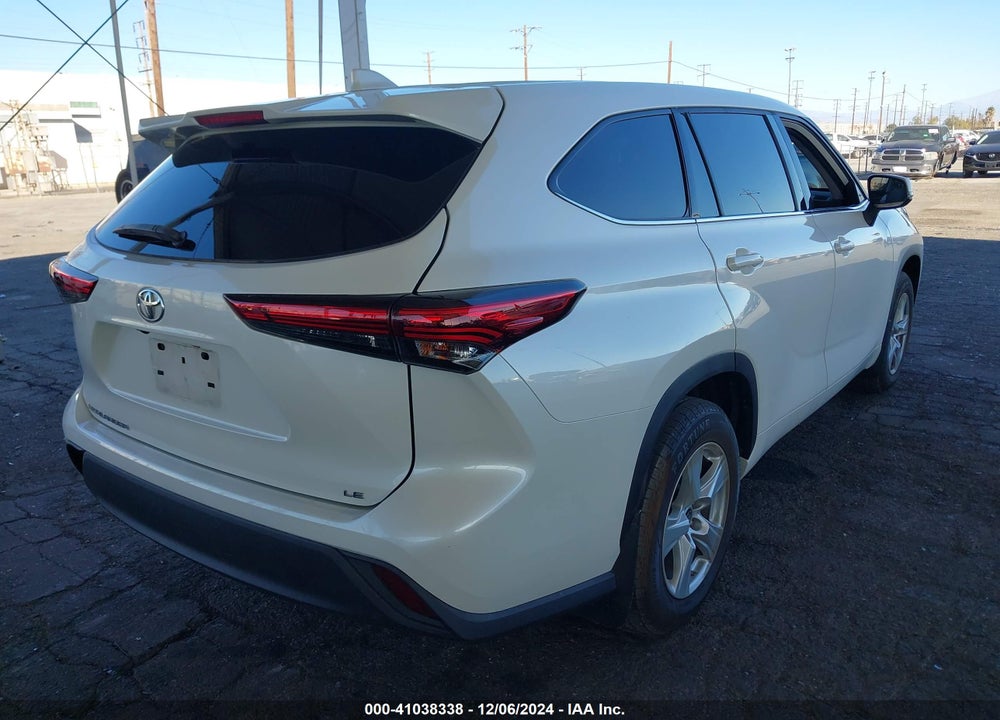 2020 TOYOTA HIGHLANDER LE VIN: 5TDZZRAH7LS013884