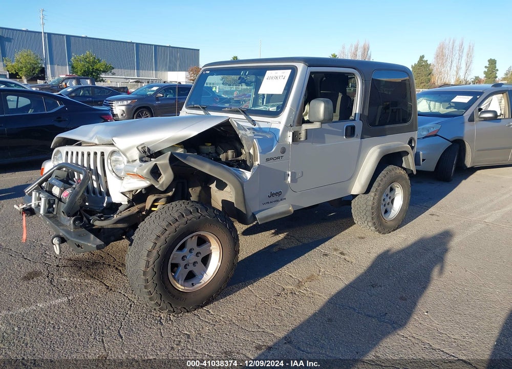 2004 JEEP WRANGLER SPORT VIN: 1J4FA49S84P785362