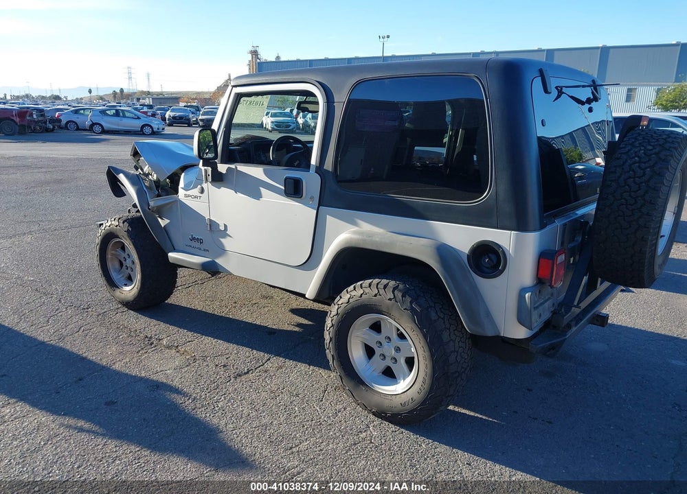 2004 JEEP WRANGLER SPORT VIN: 1J4FA49S84P785362