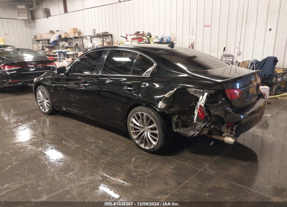 2014 INFINITI Q50 SPORT VIN: JN1BV7AR5EM680593