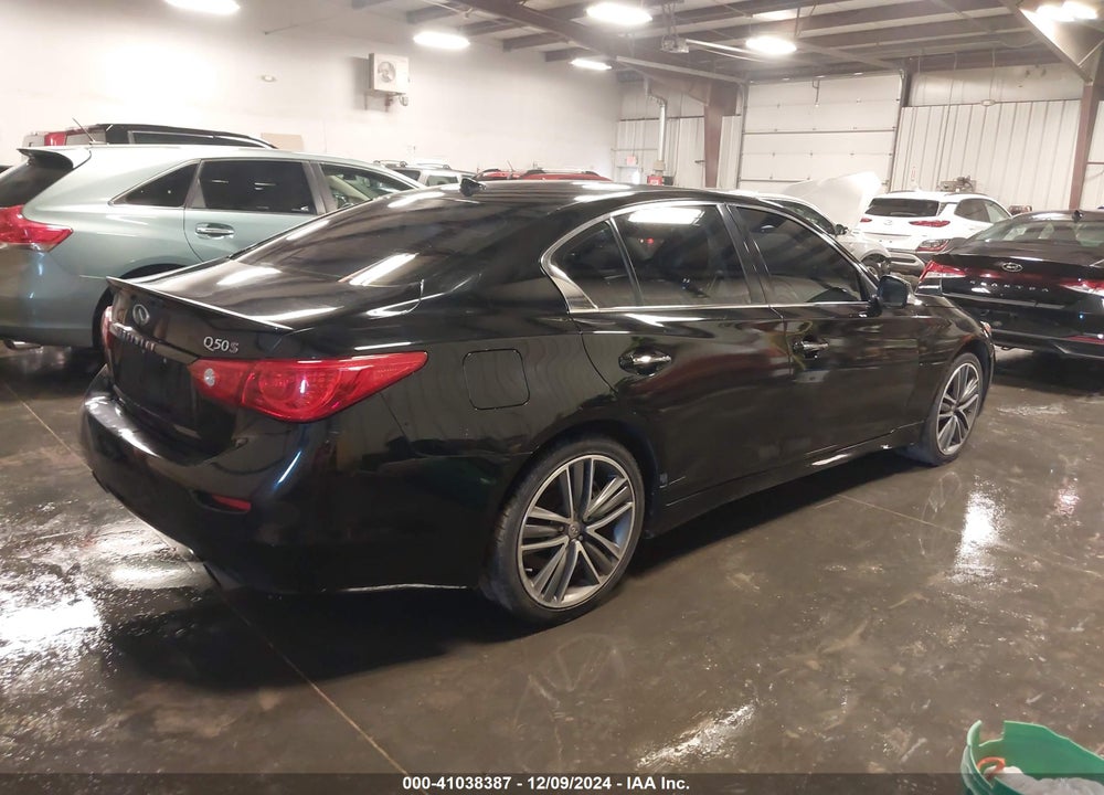 2014 INFINITI Q50 SPORT VIN: JN1BV7AR5EM680593