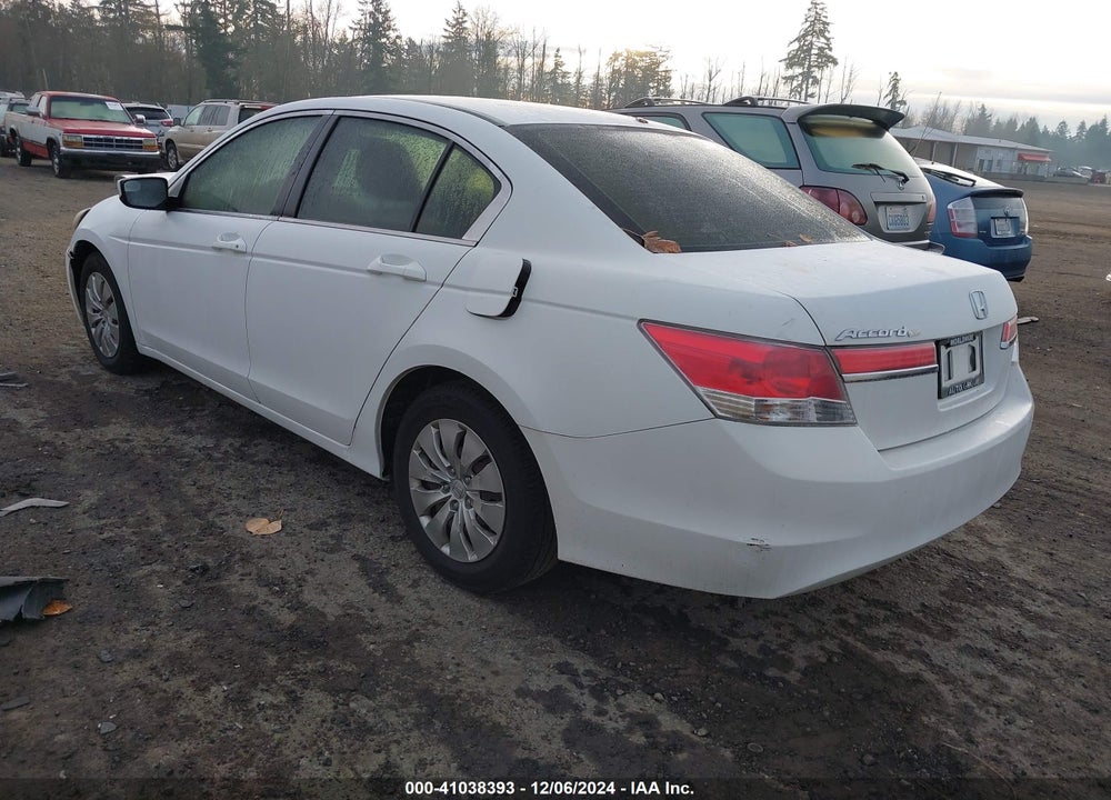 2011 HONDA ACCORD 2.4 LX VIN: 1HGCP2F30BA092506