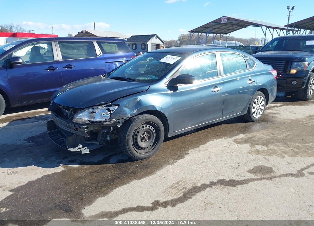2013 NISSAN SENTRA S VIN: 3N1AB7AP3DL779392